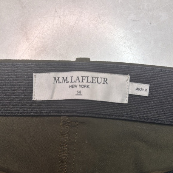 MM LaFleur The Curie Pant - PowerStretch Dark Olive Green - Picture 4 of 7
